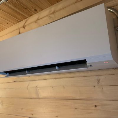 3.5kW Toshiba wall mounted split for a cabin