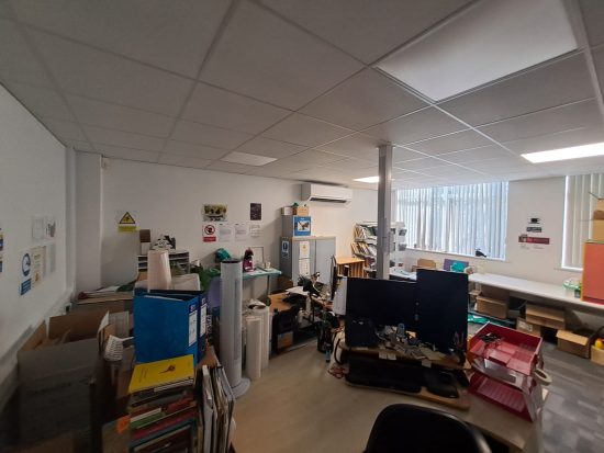 10kW Fujitsu Wall Mounted Installation with hard wired remote controller for a local library office